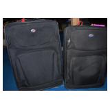 (2) American Tourister Black Luggage Pcs