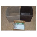 (2) Collapsible Storage Cubes + Masks