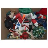 Box of Christmas / Snowman Figures