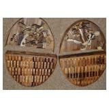 (2) Kenya Handcrafted Nativity Sets in Boxes