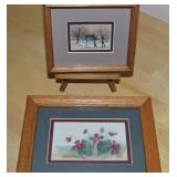 Miniature P Buckley Moss Framed Art Print + Pat