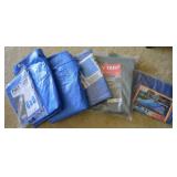 Lot of (6) Poly Tarps - some unused
