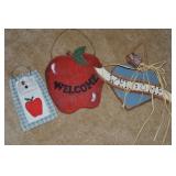 (3) Home Decor Signs w/ Welcome & Iowa Grown