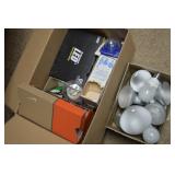 Box Full of Mixed Light Bulbs