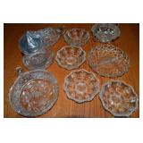 Clear Pattern / Cut Glass Lot