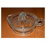 Vintage Clear Glass Juicer with Handle 8w