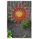 Garden Art Sunflower fr/ Cast Iron Farm Implement