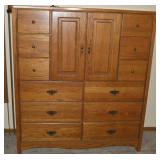 Homemakers Wardrobe Armoire 12 Drawer & Cabinet