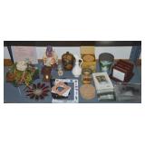 Shelf Contents Lot w/ Home Decor, Candles