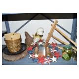 Shelf Contents Lot w/ Home Decor
