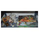 Shelf Contents Lot w/ Home Decor