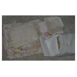 Antique / Vintage Crochet Work Doilies + Linens Lo