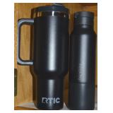 RTIC Black 40oz Roadrunner Tumbler + Aquatru