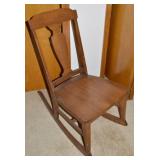 Antique 31.5" Tall Rocking Chair