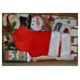 Box lot of Christmas Home Decor w/Snowmen +