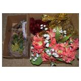 Home Decor: Small Wreaths, Faux Grapes, Floral