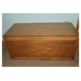 Vintage Handcrafted Wooden Toy / Storage Chest
