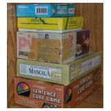 Family Games: Pit, Mancala, Scrabble Sentence