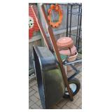 Black Metal Wheel Barrow w/ New Tire