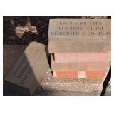 (5) Bricks w/ 2 Oklahoma City Commemoratives