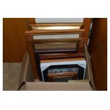 Box of Picture Frames up to 18 x 14