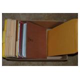 Box of Folders, Envelopes and Sheet Protectors