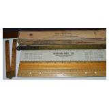 No 146 Silk Flag Set + Rulers w/Newton Mfg Co