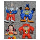 (4) 1991 Happy Meal Looney Tunes Toys Lot