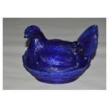 LG Wright Cobalt Blue Hen on Nest Dish 6'