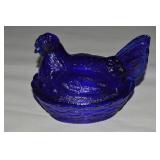 LG Wright Cobalt Blue Hen on Nest Dish 6'