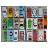 Vtg Hot Wheels 24 Car Case Full w/HW, Matchbox,