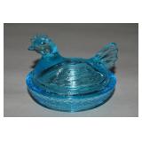 LE Smith Light Blue Master Salt Hen on Nest 3.25'