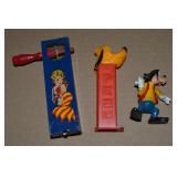 Kirchhof Tin Litho Noisemaker, Disney Goofy &