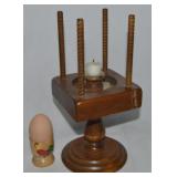 Vtg Cornwall Wood Products Candle Stand + Japan