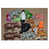 Lot of Animal Play Toys w/ Go Diego Co Pcs