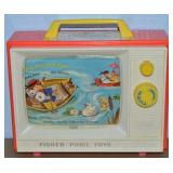 1966 Fisher Price Giant Screen Music Box TV Toy