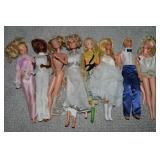 Vintage Mattel Barbie & Ken + Mego Farrah Fawcett