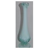 Fenton Blue Opalescent Art Glass Lily of the