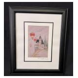 MJ Blakebrough Signed French Print Hot Air Balloon