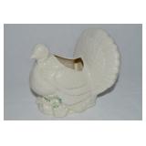 Belleek Irish Porcelain Thanksgiving Turkey Center