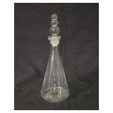 Imperial Candlewick Glass Cruet w/ Stopper 7 7/8