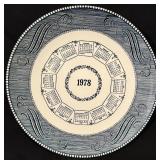 1978 Royal China Currier & Ives Collector Plate