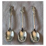 Character Silverplate Spoons: Yogi Bear, Woody