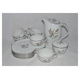 Noritake 5789 Rossina Fine China Tea/Snack Set