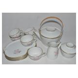 Noritake 6238 Roseville Fine China Tea/Snack Set