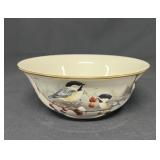 Lenox Winter Greetings Scenic Birds Serving Bowl