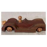 Handcrafted Wooden Car 8.25 x 3"