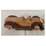 Handcrafted Wooden Car 8.25 x 3.25