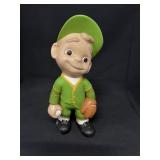 Vtg Handpainted Ceramic Baseball Player Figure