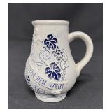 Germany Small Ceramic Stein / Pitcher 5"